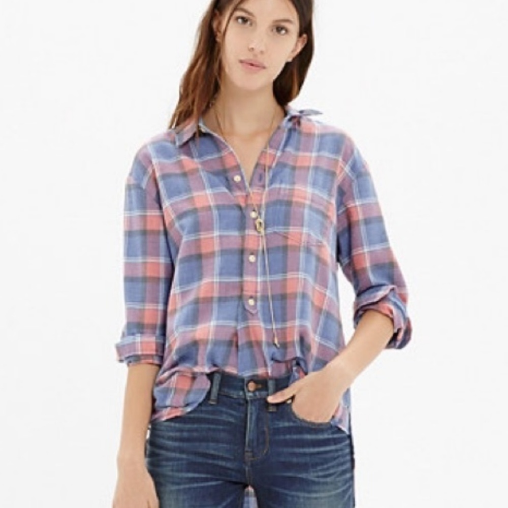 Madewell - Rivet & Thread Harvey Plaid Sz Small